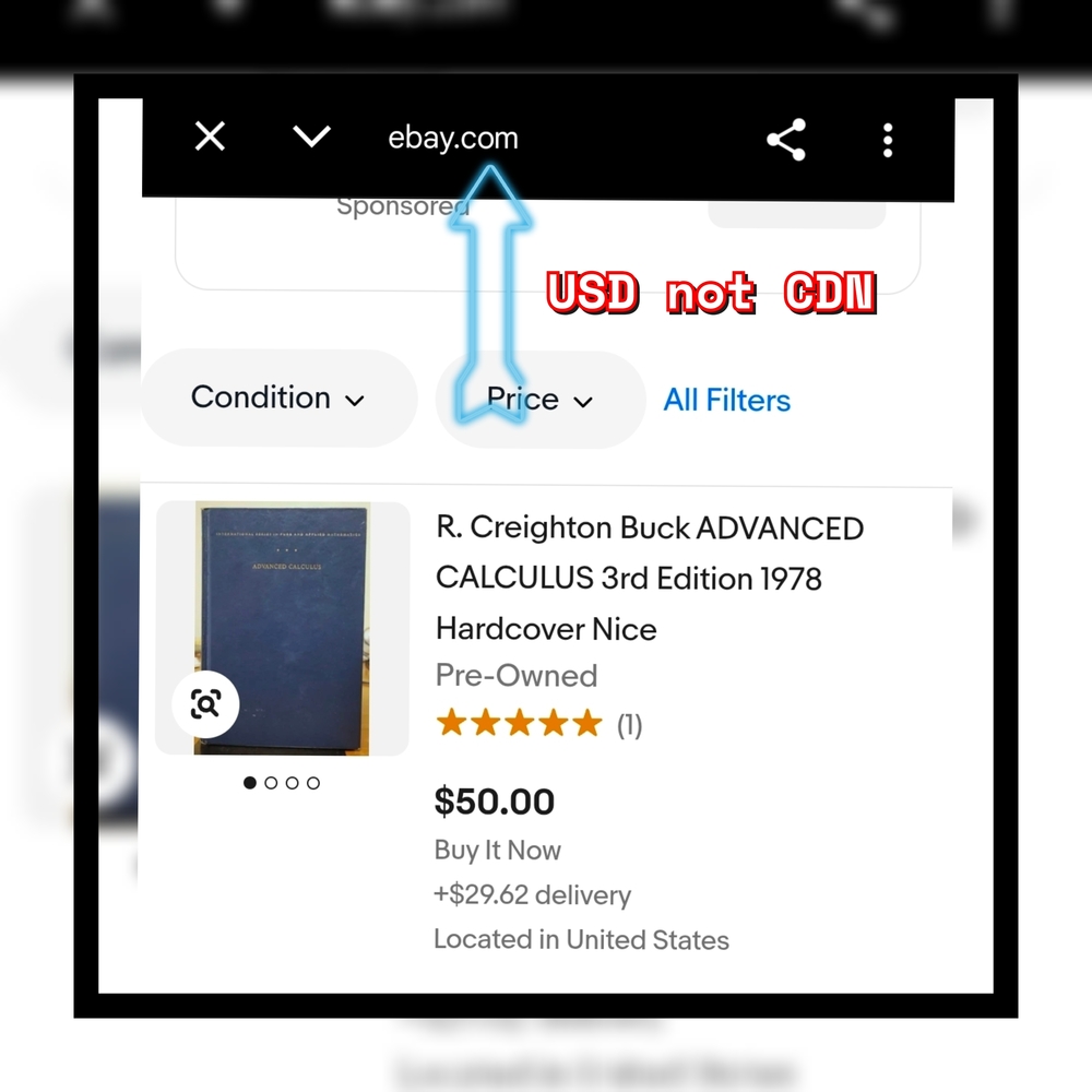 Advanced Calculus Textbook - Blue - Picture 2 of 9